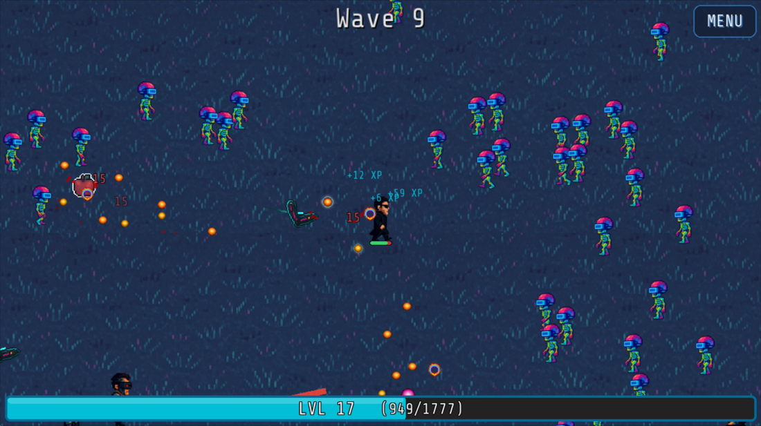 Full-Dive Survivors skelly horde combat screenshot